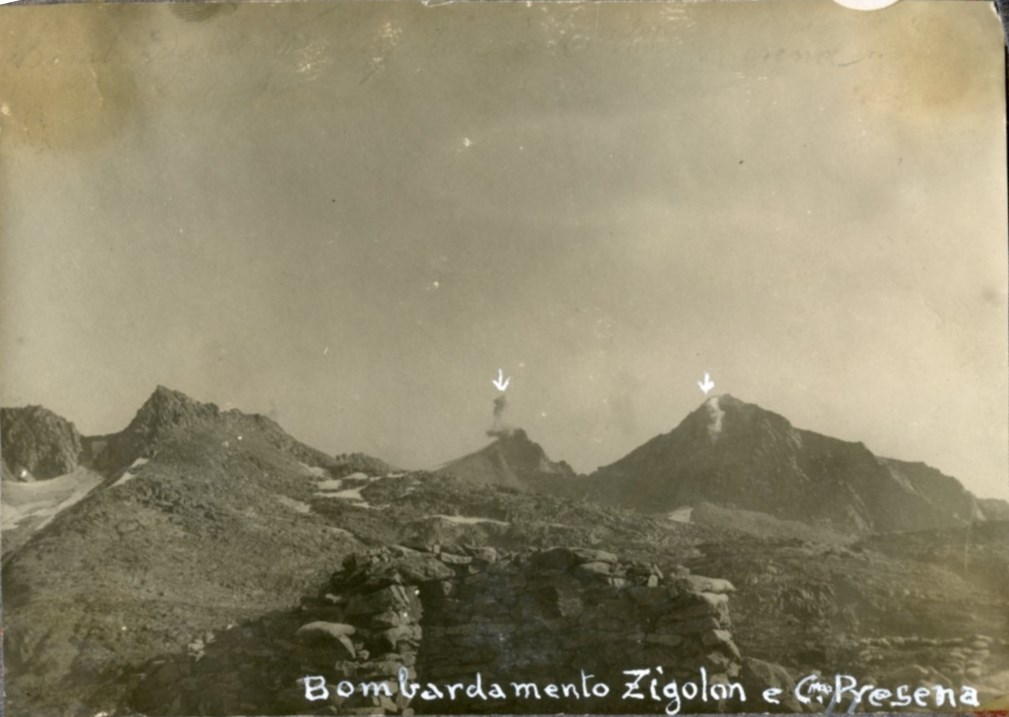 Bombardamento Zigolon e Cima Presena