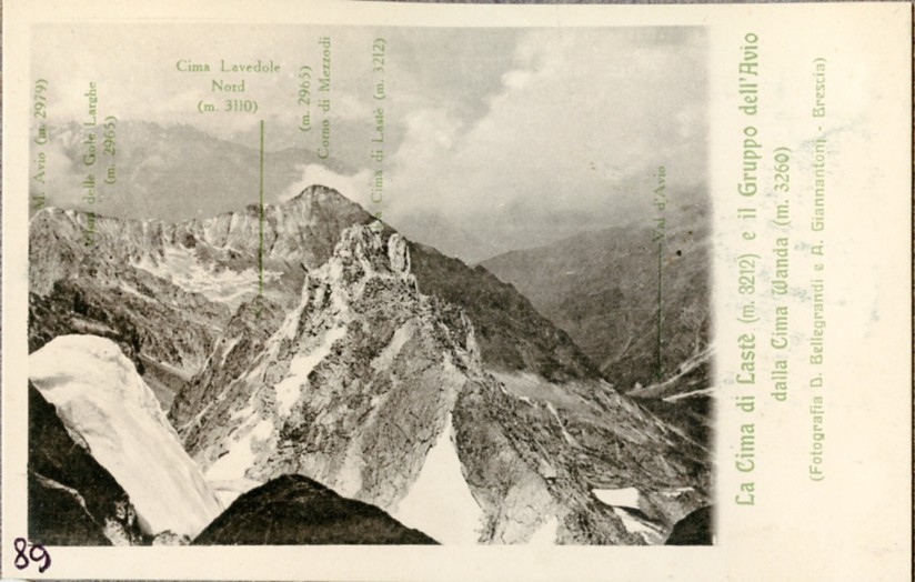 La cima di Lastè