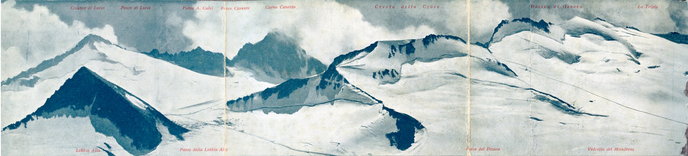 Panorama verso Crozzon di Lares