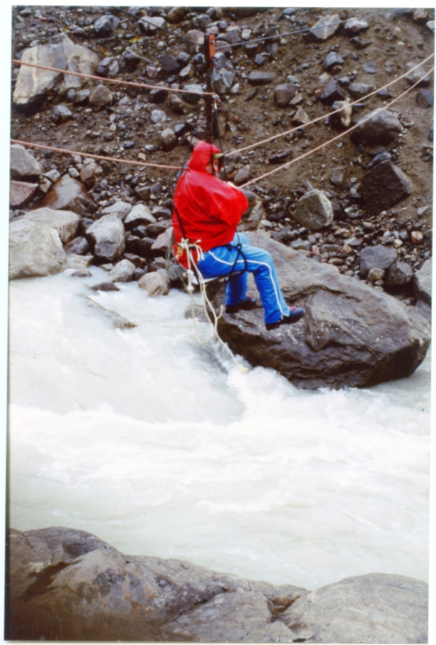 Attraversamento fiume - Karakorum