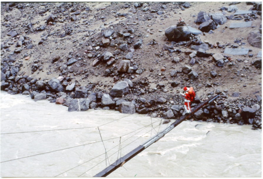 Attraversamento fiume - Karakorum