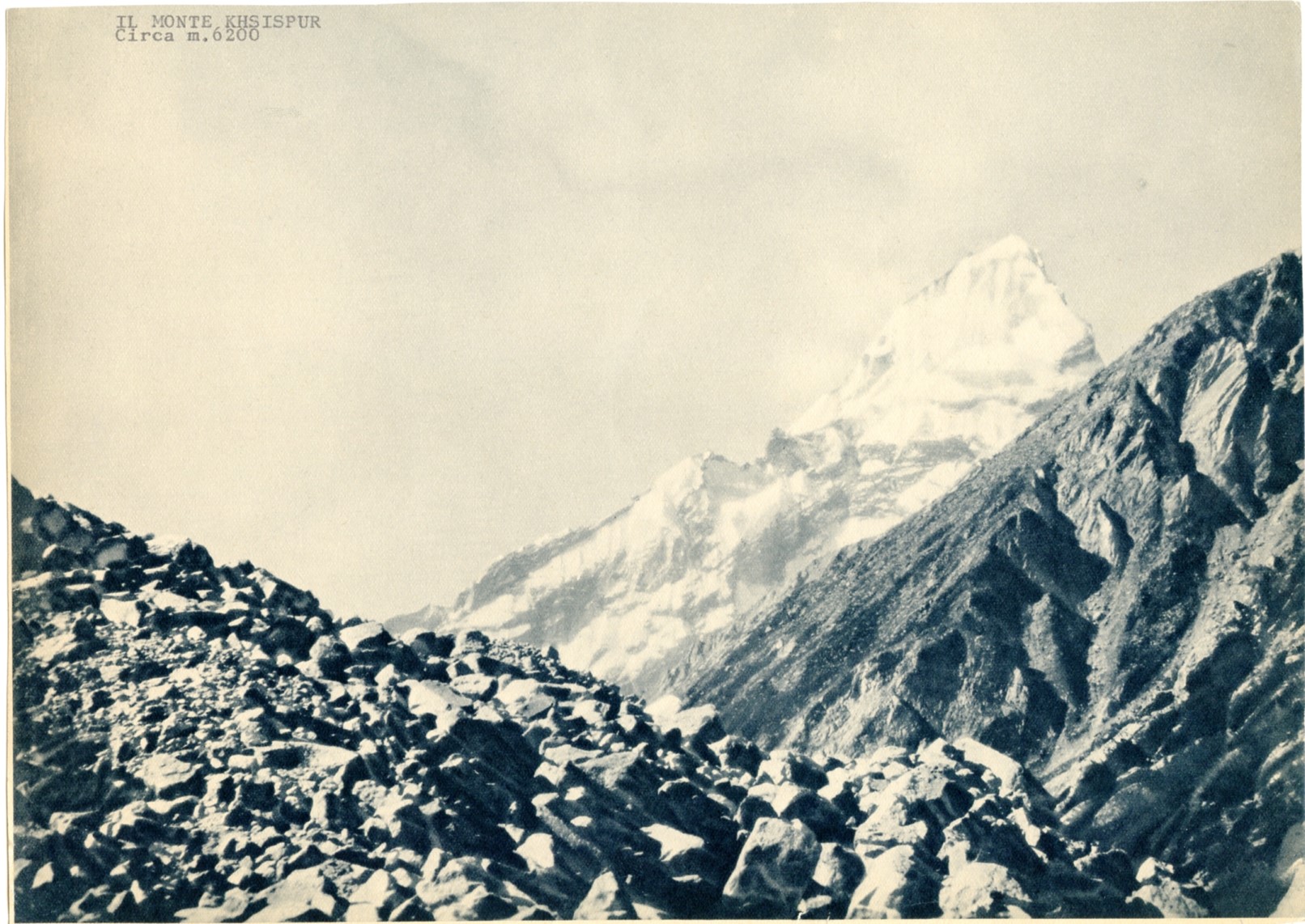 Il Monte Khsispur circa m 6200