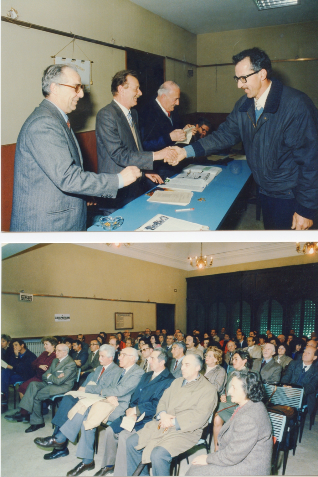 Foto assemblea del 8 aprile 1986