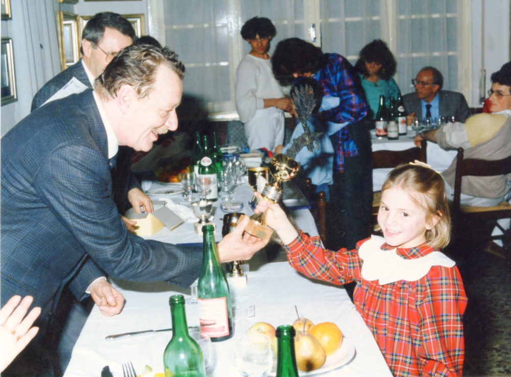 Foto premiazioni del 10 aprile 1987